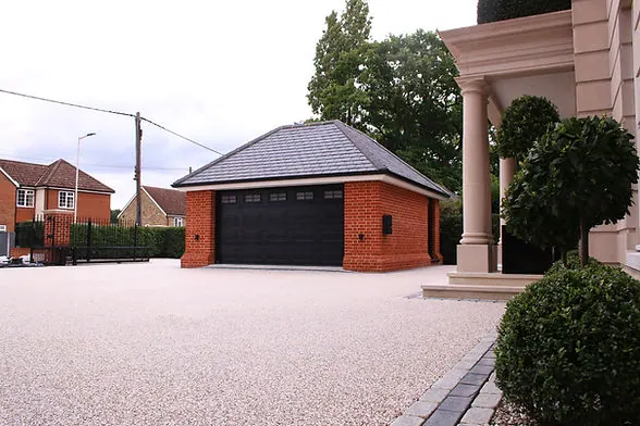Driveways — resin bound stone project example