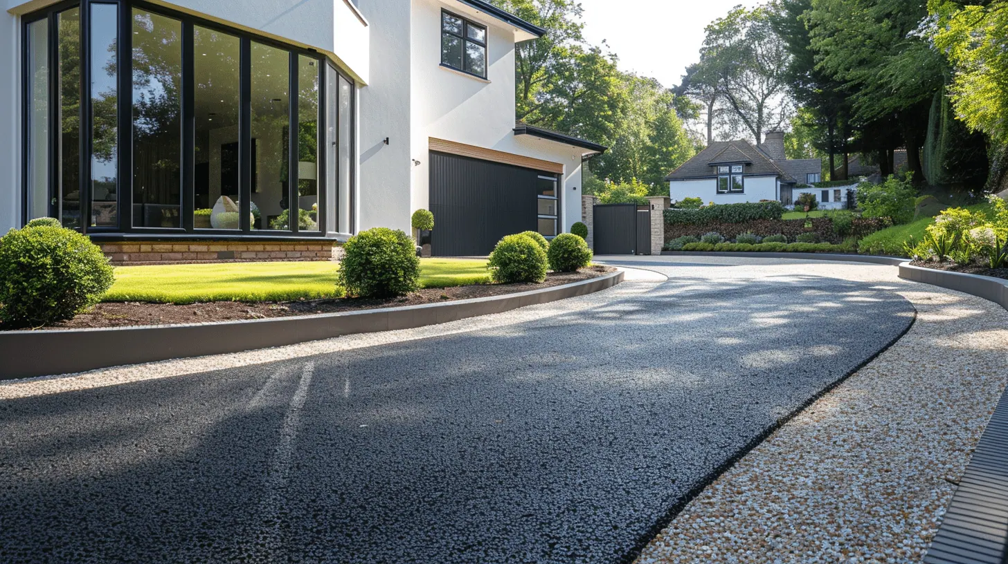 Commercial Entrances — resin bound stone project example